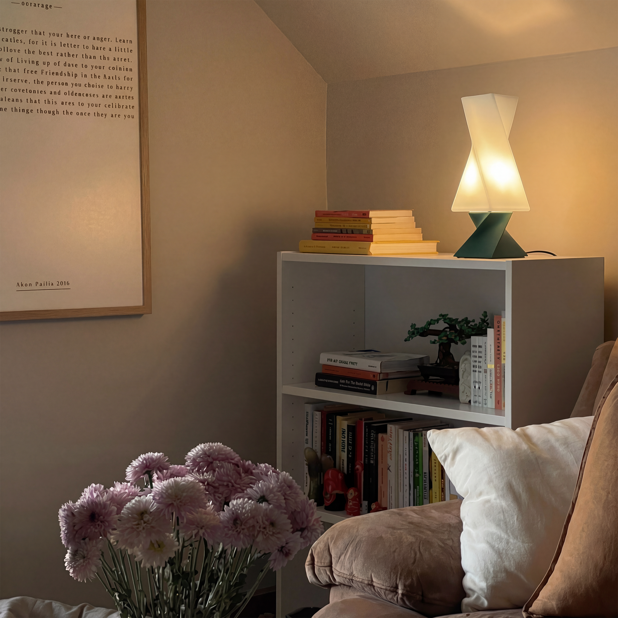 Axis Flow Lamp-Green