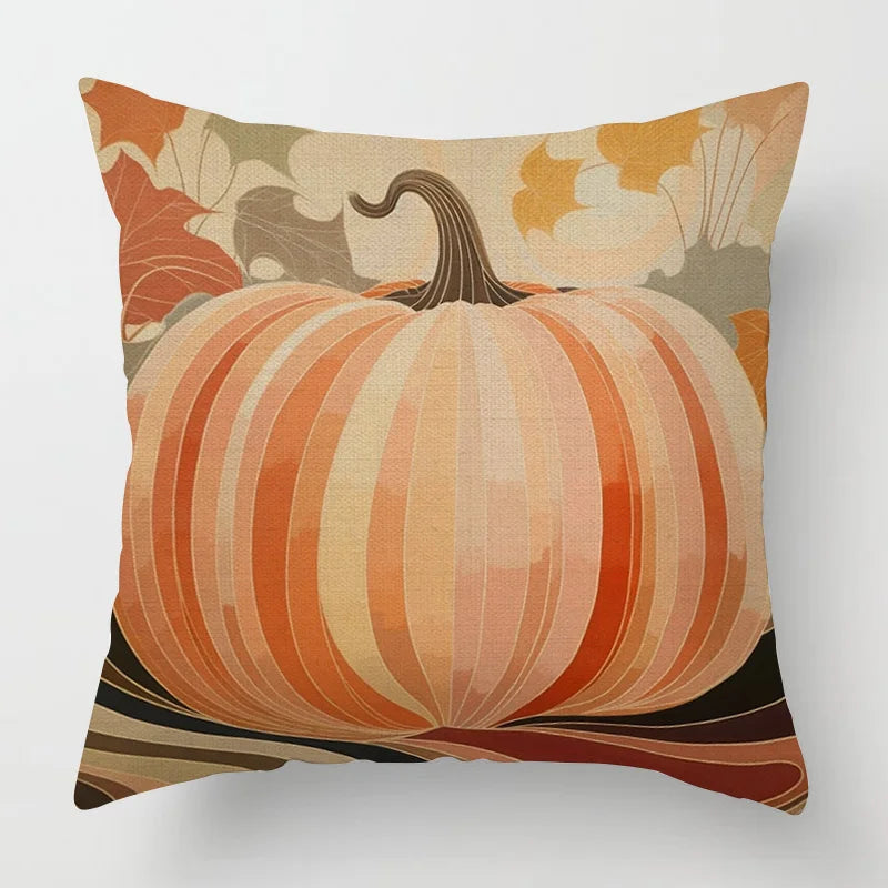 Cojín decorativo moderno para el hogar, funda de almohada de 45x45, 40x40cm, 60x60cm, 45x45cm, 50x50cm, calabaza de Halloween