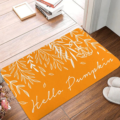 Fall Welcome Doormat  Fall Leaves Front Door Mat Indoor Outdoor Entrance Floor Mats Non-Slip Autumn Thanksgiving Home Decor Rugs