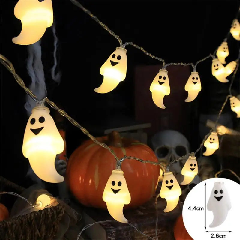 Artificial Autumn Maple Leaves Pumpkin Garland LED Fairy String Light Christmas Thanksgiving Decoration DIY Halloween Party Home